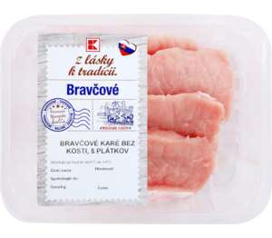 Z lásky k tradícií Bravčové karé
bez kosti, plátky