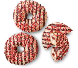 Donut s jahodovou náplňou 73 g