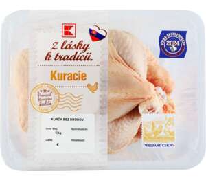 Čerstvé kurča bez dropov