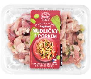 Bravčové rezančeky s pórom
500 g
