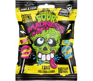 Sour Madness Extra kyslé lízanky