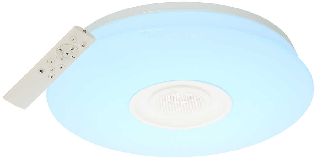 Abbildung des Angebots  LED-Wand- und Deckenleuchte mit Bluetooth-Lautsprecher