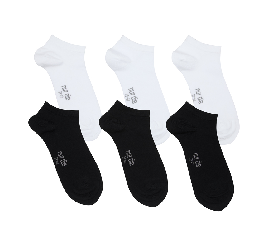 NUR DIE Damen-Bambus-Sneakersocken
