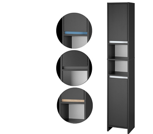 LIV&BO® Badezimmer-Hochschrank »Oslo«