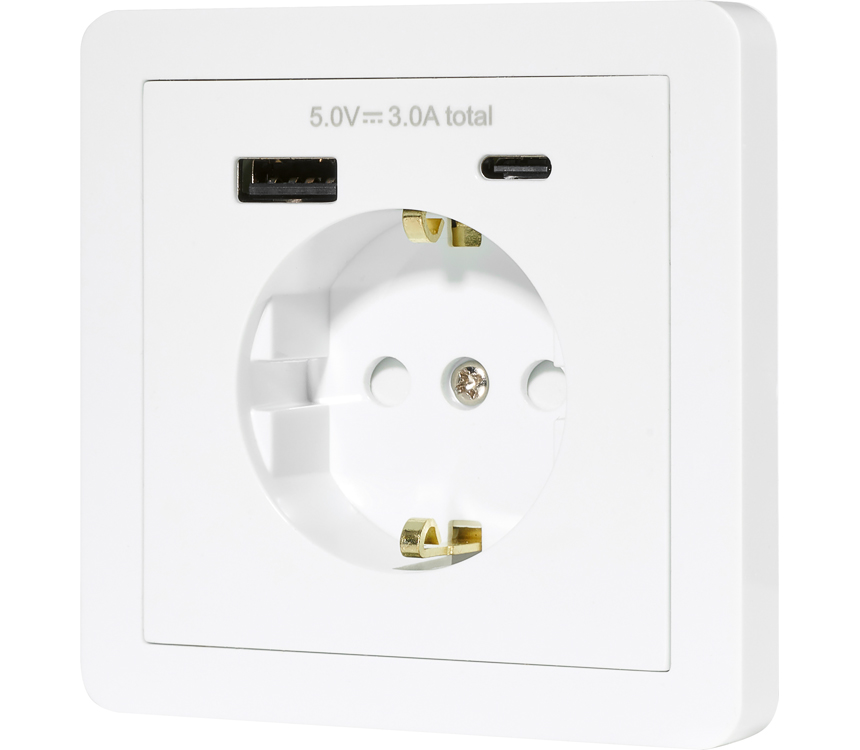 SWITCH ON® USB-Steckdose USB-A und -C