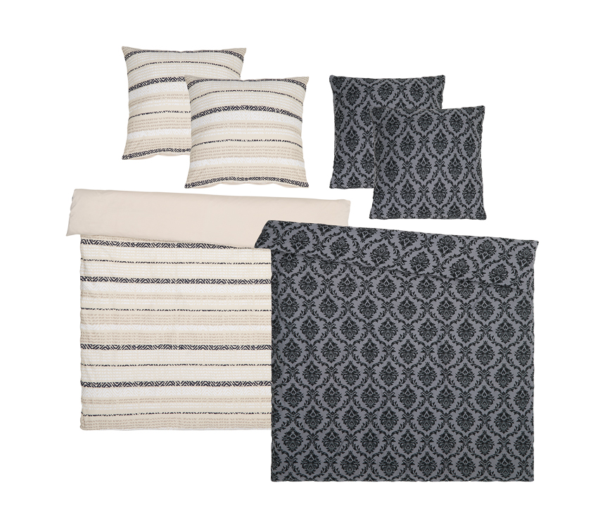 DREAM@HOME Jersey-Bettwäsche-Set ca. 200 x 220 cm