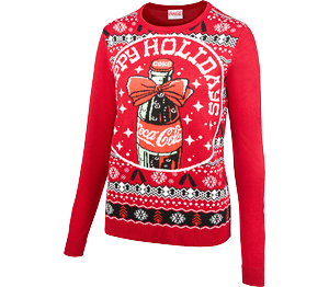 Damen-Weihnachtspullover »Coca-Cola«