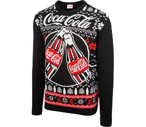 Herren-Weihnachtspullover »Coca-Cola«