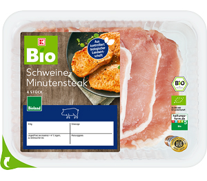 K-BIO Bioland Schweine- Minutensteak