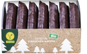 WICKLEIN Gefüllte Bio-Lebkuchenherzen