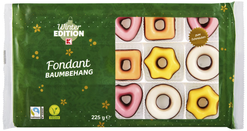 K-WINTER EDIION Fondant-Baumbehang