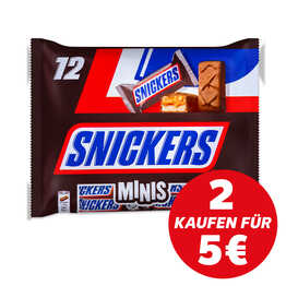 SNICKERS, MARS, BOUNTY, MILKY WAY oder TWIX Minis
