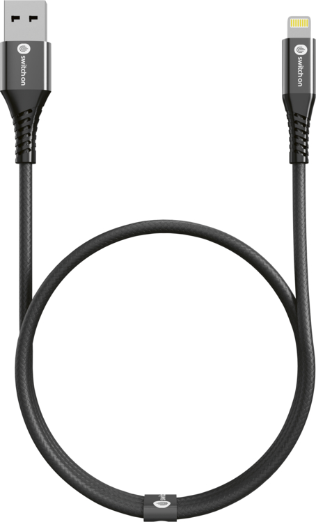 SWITCH ON® Lade- und Datenkabel USB-A auf 8-Pin