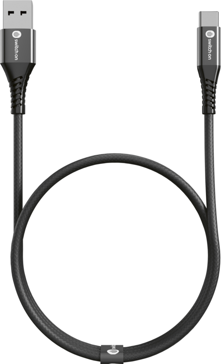 SWITCH ON® Lade- und Datenkabel USB-A auf USB-C