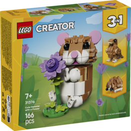 LEGO CREATOR »Hamster mit Blume« 3-in-1-Set 31376 LEGO CREATOR »Hamster mit Blume« 3-in-1-Set 31376