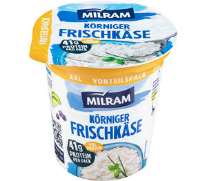 MILRAM Körniger Frischkäse XXL