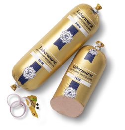Aus eigener Herstellung Delikatess-Leberwurst Aus eigener Herstellung Delikatess-Leberwurst