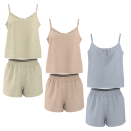 ESMARA® Damen-Musselin-Pyjama