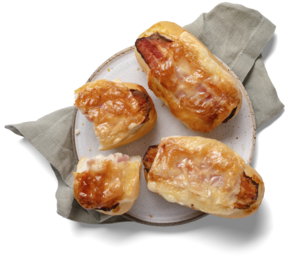 Käse-Bacon-Brötchen