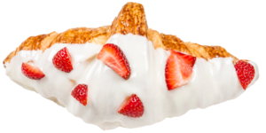 Erdbeer-Croissant